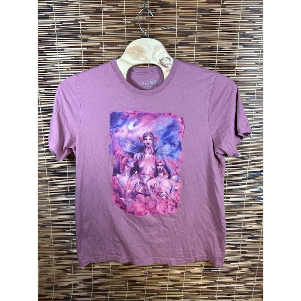 Melanie Martinez Trilogy Tour Oil Canvas Tee Authentic Tour Merch XXL PINK